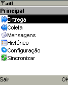 9. Sair A opção sair faz com que o software seja encerrado retornando para o uso comum do celular sem perder informações. 10.