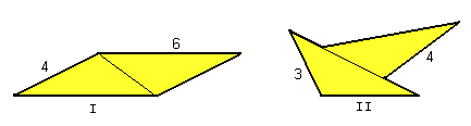 QUESTÕES DE GEOMETRIA - OBMEP - 2006 OBMEP 2006 - Nível 1 9. (2006 - N1Q3-1 a fase) Os quadrados abaixo têm todos o mesmo tamanho. Em qual deles a região sombreada tem a maior área? 10.