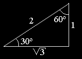 5- Calcular os catetos de um triângulo retângulo cuja hipotenusa mede 6 cm e um dos ângulos mede 60º.