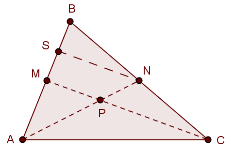 e também são iguais pois são alternos internos, determinados por uma secante num par de retas paralelas. Assim, pelo critério AA de semelhança de triângulos, conclui-se que e são semelhantes. b.