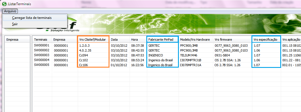 11. Verificando as Versões/Roteamento 11.1 Roteamento do MasterCard Entrar em Iniciar Programas Selecione a empresa configurada e veja para onde a bandeira Mastercard está roteada: 11.