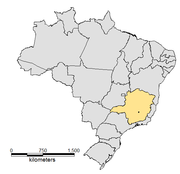 Local do estudo Minas Gerais Belo Horizonte