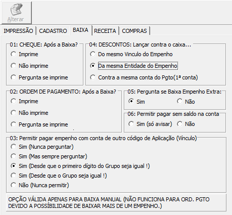 PÁGINA 6 Número: o sistema permitira a inclusão de dígitos ao numero de empenho, no caso dígitos numéricos como, por exemplo: Empenho nº 100-1, 100-2, etc.