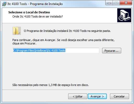 1.2.2. Local para instalação Através do botão Procurar... é possível selecionar a pasta de destino de instalação do sistema.