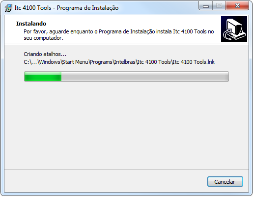 A seguinte tela será apresentada: Aguarde o download e instalação de todo o framework para dar continuidade ao processo de instalação da ferramenta ITC 4100