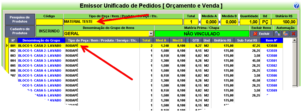 14 Pronto, os itens selecionados, foram todos excluídos: 01.04 Outro comportamento a partir de agora está relacionado com itens INSERIDOS, MODIFICADOS ou EXCLUÍDOS.