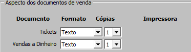 9 Esta secção é para a impressora secundária, pode definir as opções da impressora iguais á impressora primária. iii. Dados nos documentos Img.