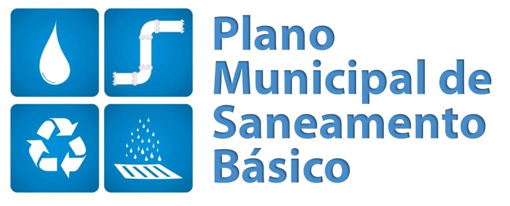 Planos Municipais Cabe a cada município a elaboração de seu Plano Municipal de Saneamento Básico - PMSB, que deve contemplar os quatro componentes do saneamento básico