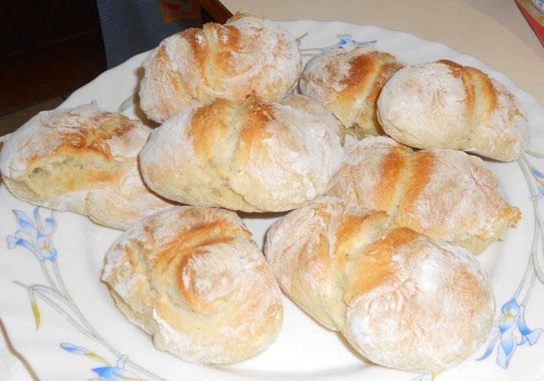 Pão confecionado na escola