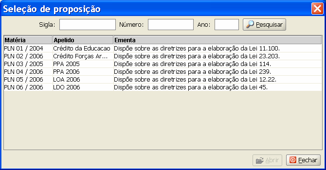 Deverá ser criado um serviço de protocolo que receberá as emendas apresentadas eletronicamente pelo usuário, em nome dos autores habilitados pelas Comissões para tal procedimento.