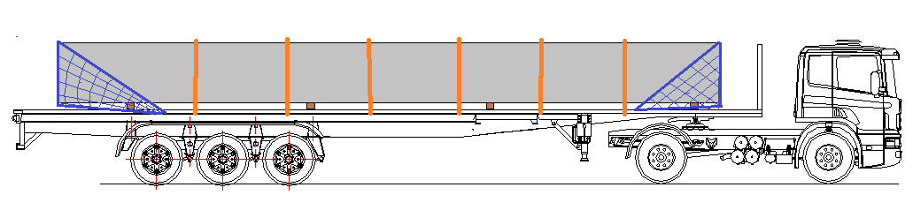 x Figura 1 Sistema de amarração aceito; Sistema de amarração não aceito (figura meramente ilustrativa) Art.