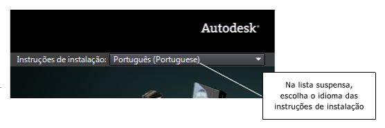 definirá o idioma do software, ainda que seja possível alterar isso posteriormente ao selecionar outro idioma na lista suspensa de Idiomas de produto na página do instalador Instalar > Configurar e