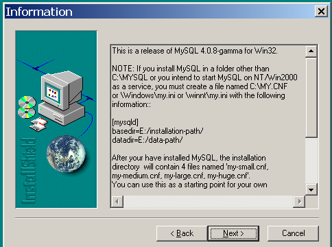 157 Figura 96 - Pagina principal do Tomcat Após este processso, o Tomcat já está instalado e operacional. 4 Instalação do MySQL O primeiro passo é baixar o arquivo de instalação do MySQL.