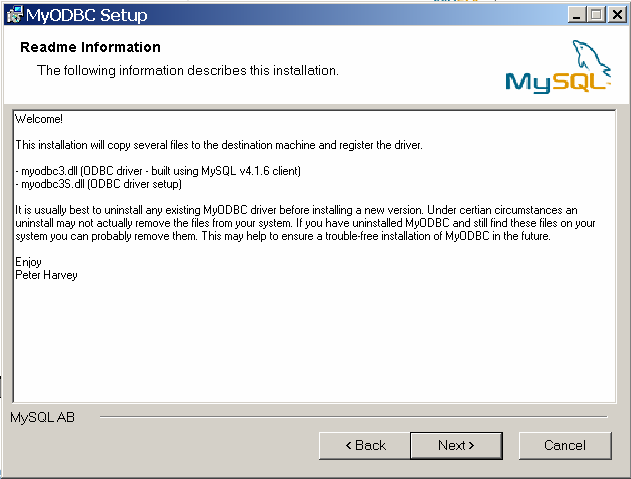 159 5 Instalação do driver ODBC do MySql. O primeiro passo é baixar o arquivo de instalação do driver ODBC do MySQL. Disponível em: http://dev.mysql.