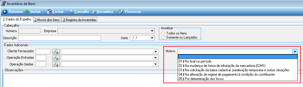 5. GESTÃO FISCO CONTÁBIL 5.1 INVENTÁRIO PARA SPED IPI/ICMS Alterações no arquivo digital a começar pelo Inventário de Estoques.