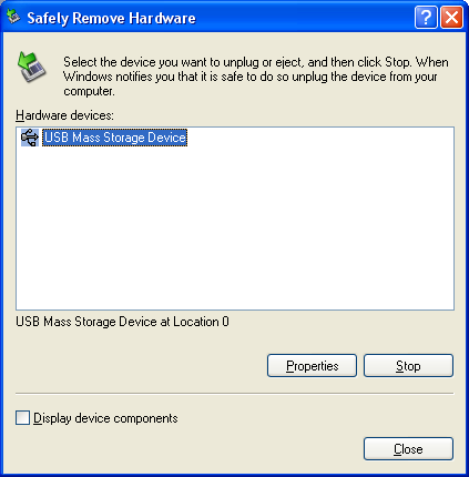 18 EasyLock Manual do Usuário Uma mensagem vai aparecer, indicando que o dispositivo portátil de memória pode ser removido com segurança.