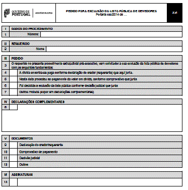 INCLUSÃO/EXCLUSÃO NA LISTA PUBLICA DE