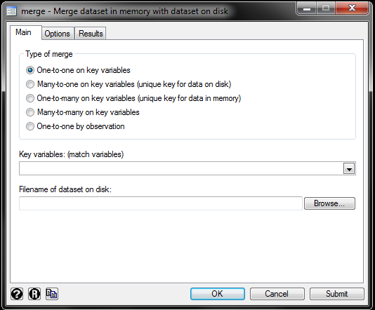 7.2 Adicionar novas variáveis ao banco de dados. Para adicionar novas variáveis a um banco de dados utiliza-se o comando merge do Stata.