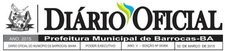 DISPENSA DE LICITAÇÃO Nº 89/2015 PROCESSO Nº 118/2015 HOMOLOGAÇÃO: 02/02/2015 OBJETO: PRESTAÇÃO DE SERVIÇO EM CONFECÇÃO DE LANCHES DOCES E SALGADOS PARA OS SERVIDORES DA JORNADA PEDAGOGICA DE 2015,