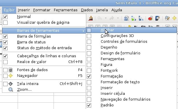 3 - CALC - Planilha de Cálculo (Parte I) 3.1 - Conceitos Básicos do CALC: Para você usar o BrOffice CALC é necessário conhecer alguns conceitos básicos referentes à interface do software.