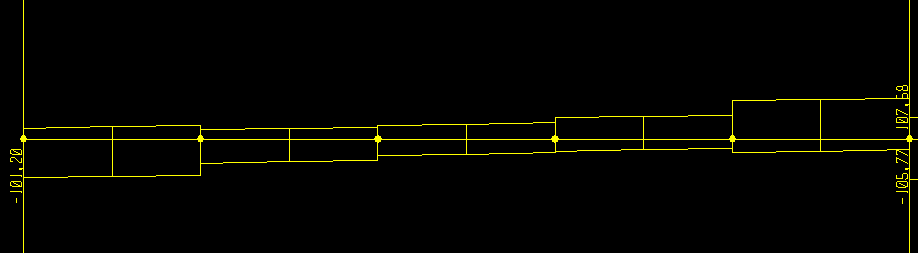 9 Gráfico de momento flector (combinação envolvente) V 1 V 6 10
