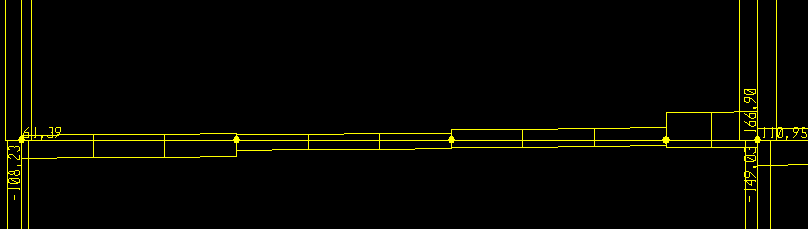 11 Gráfico da combinação envolvente, momento flector V6 1