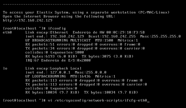 91 É só digitar o login do administrador: root e a senha definida no momento da instalação, e apertar a tecla Enter.