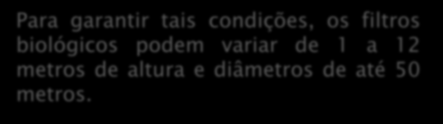 podem variar de 1 a 12 metros de