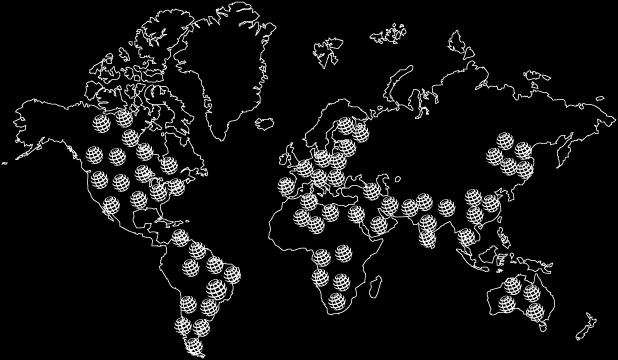 Presença no Mundo Mais de 200 países 300.