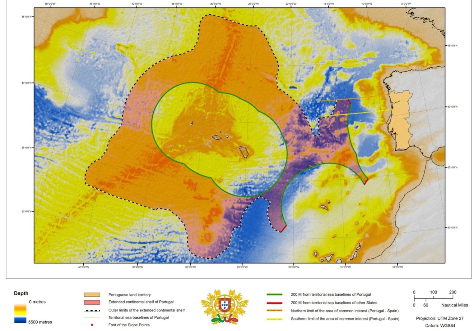 Plataforma continental: o projeto português Proposta portuguesa à Comissão de Limites da Plataforma Continental 11.05.