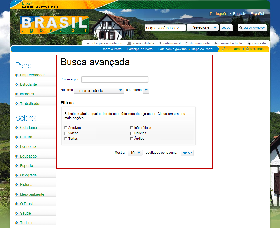 O fato de o botão apresentar o ícone de uma lupa ícone padrão para indicar a ferramenta de busca em sites- fez com que o erro se