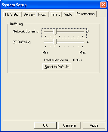Na aba performance pode-se mudar conforme a sua conexão: Figura Abaixo 8 clicar Para em banda Tools larga depois de em 1Mb Preferences