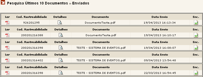 14. Recibos No Menu Lateral do sistema, está disponível a opção RECIBOS.