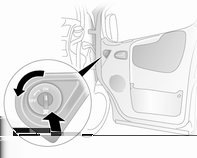 Bancos, sistemas de segurança 47 O sistema de desactivação do airbag é indicado por uma etiqueta no lado do painel de instrumentos, visível ao abrir a porta do passageiro da frente.