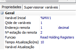 Config. dos Frames de comunicação Para comunicação com o M221 devem ser utilizadas Word de comando (MW). Variável inicial: endereço de inicio do vetor a ser enviado.