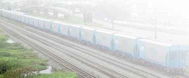 Cosan e Rumo Logística RFID para controle da circulação de trens e cargas Interior de São Paulo até o Porto de Santos Monitoramento de 730 vagões de trens Rede