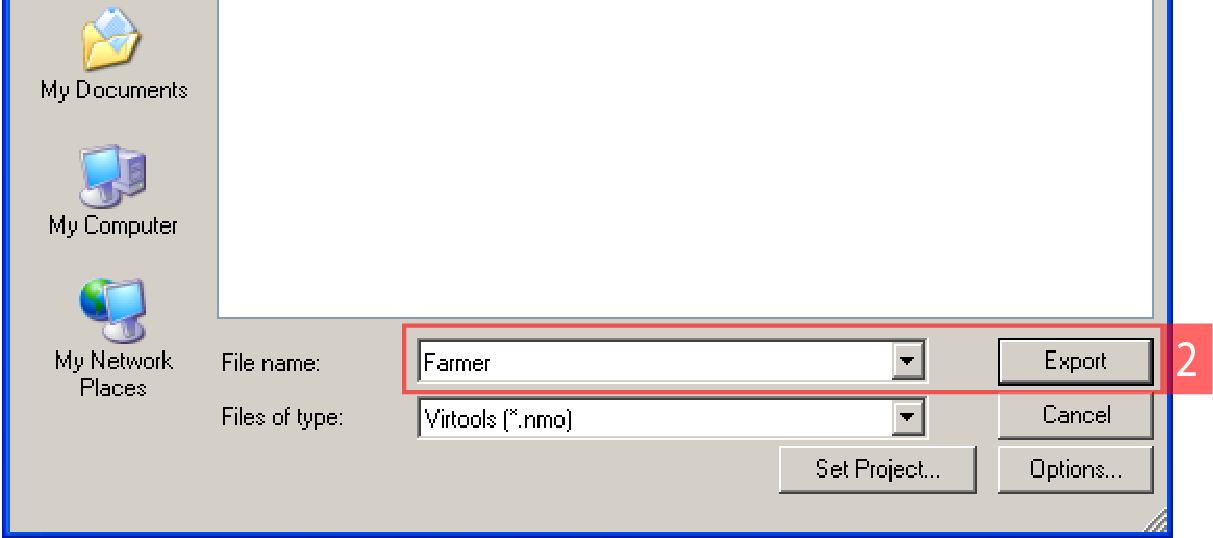 1.3.3 IMPORTAR A PERSONAGEM NO VIRTOOLS COMO CHARACTER Abrir o Virtools Fig 3.