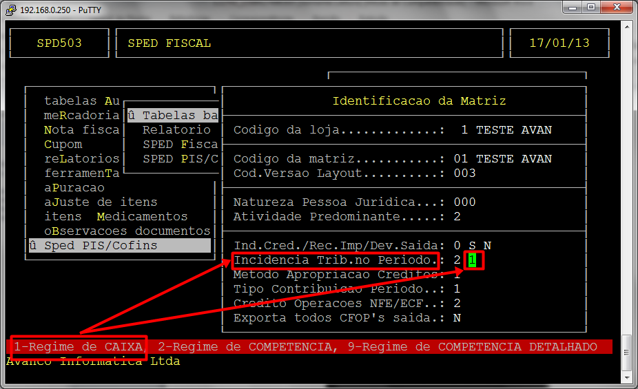 3 O Segundo passo é fazer a identificação da Matriz.