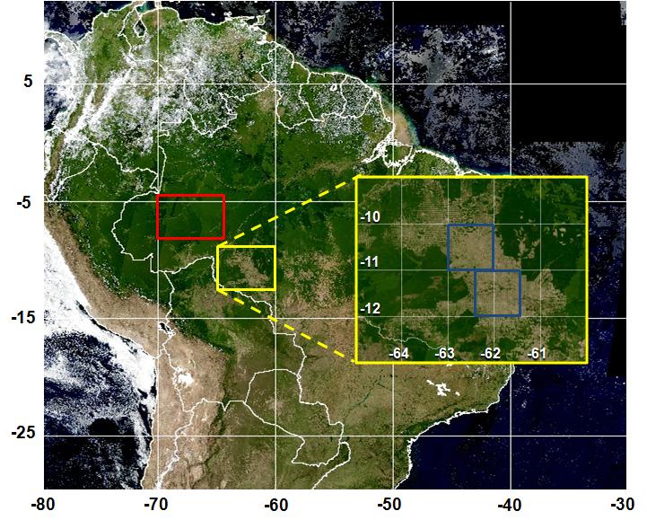 Mean Diurnal Radiative Forcing due to change in surface albedo in Rondonia: -7.3 + 0.