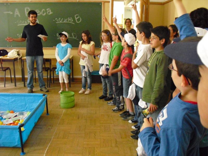 Educação Ambiental com as Escolas Todos os níveis de ensino (do pré-escolar ao superior, incluindo ensino profissional) Cerca de 850 alunos envolvidos, de 40 turmas e de 16 escolas dos Concelhos de