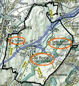 LA ROCA DEL VALLÈS Município rural a 25 km de Barcelona Dispersão territorial de 37 km2 3