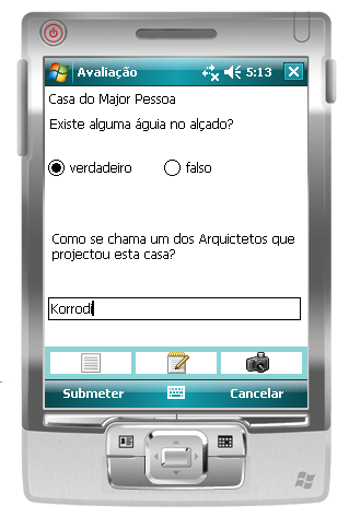 6.3 Exemplo de aplicação desenvolvida 33 Figura 6.