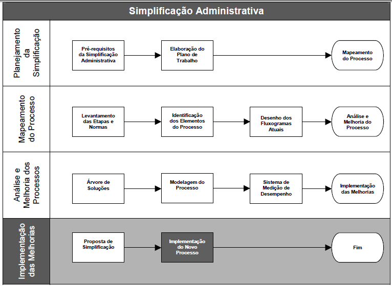 10º PASSO: IMPLEMENTAÇÃO DO NOVO PROCESSO PRODUTOS :