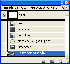 5. DESFAZENDO AS AÇÕES A maioria das operações podem ser desfeitas em caso de erros. Além disso, é possível restaurar toda a imagem ou parte dela para a última versão salva.