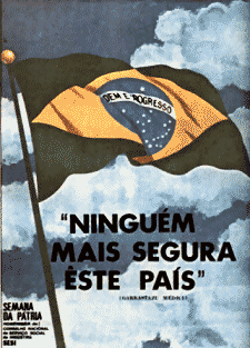 Concentração de Renda Futebol Vitória na Copa de 1970 propaganda ufanista.