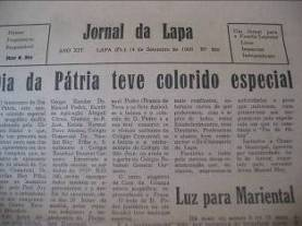14 FOTOS DE RECORTES DE JORNAIS DA LAPA - PARANÁ Foto 1 Jornal da Lapa - 12/05/1968, nº 194.