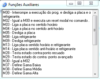 69 O aplicativo pode ser adaptado com ciclos de qualquer comando especificado, sendo necessária a configuração e programação no sistema.