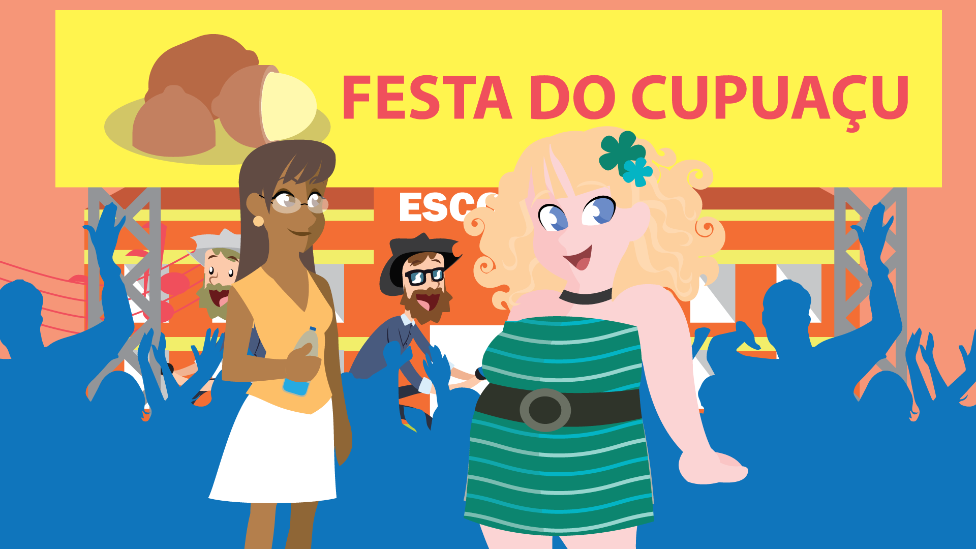 Preposition of time ON Festa do Cupuaçu is