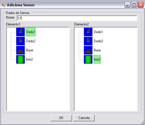 3 Montagem do Ambente Vrtual 47 Fgura 26 Detalhe da Tela de Adção de Sensores 3.3. Comuncação com o Módulo de Programação e Execução O Módulo de Programação permte a elaboração de programas em lnguagens padronzadas pela Norma IEC61131-3 [3].