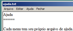 Guião para Analisar Software Educativo Legenda: - Não satisfaz requisito. - Satisfaz requisito. Itens Pertinentes Menu Nº de Actividades 2; O menu é representado por texto.